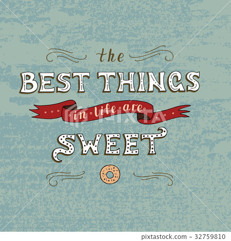 Unique lettering poster with a phrase. THE BEST Unique lettering poster with a phrase. THE BEST 32759810