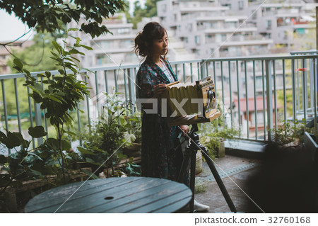 camergirl, large format camera, photographer 32760168