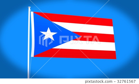 Flag of Puerto Rico 32761567