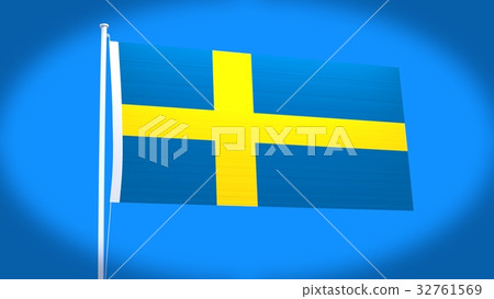 Swedish flag Swedish flag 32761569