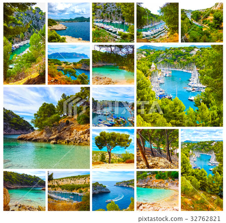 Calanque between Marseille and Cassis, Provence 32762821