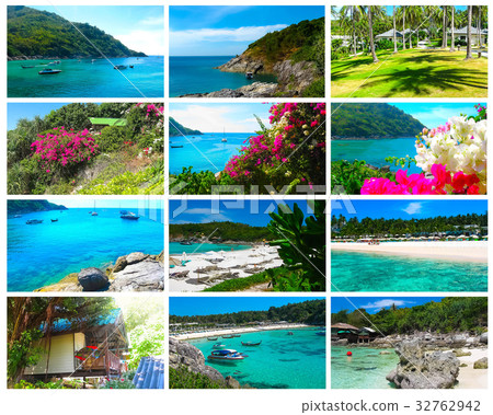 Beautiful beach on a tropical island Koh Racha Yai 32762942