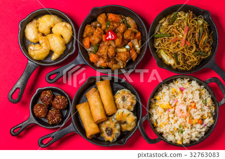 Chinese cuisine Delicious Chinese food group photo Chinese cuisine Delicious Chinese food group photo 32763083