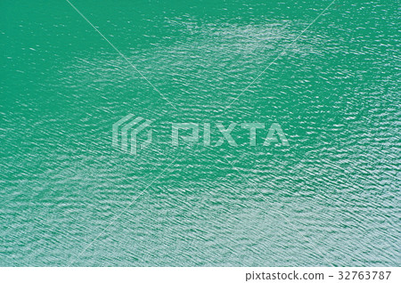 Lake surface Green ripples rough image b-1 bright Lake surface Green ripples rough image b-1 bright 32763787