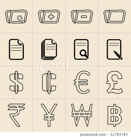 Digital Marketing Line Icons 32765765