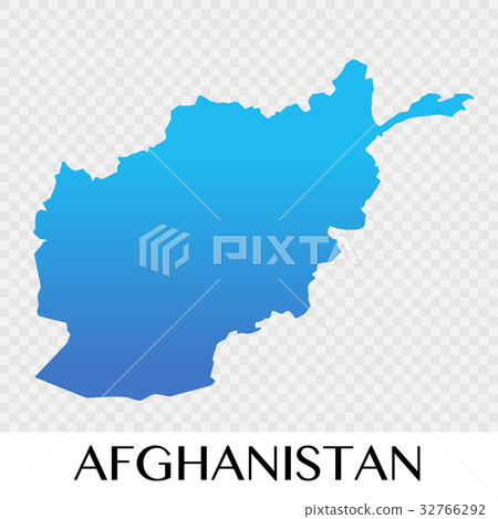 Afghanistan map in Asia continent  32766292