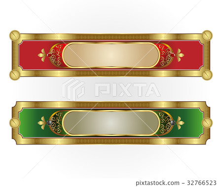 frame with gold rim and place for text vector frame with gold rim and place for text vector 32766523