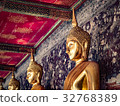 Buddha Statue in Ancient Temple,Thailand 32768389