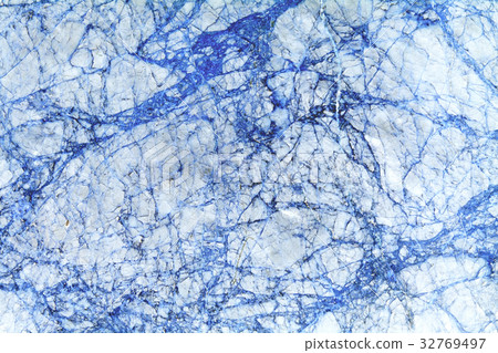 Marble blue background of broken lines. 32769497