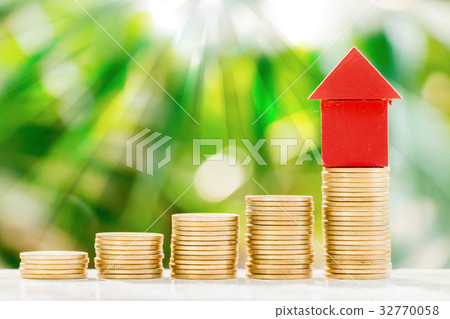 model home with coins model home with coins 32770058