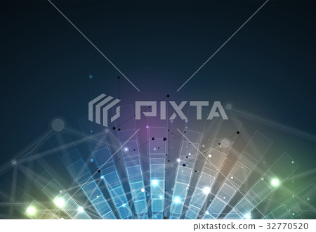 Digital technology world. Business virtual concept Digital technology world. Business virtual concept 32770520