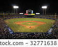 Jingu Stadium Night game Professional baseball back net back 32771638