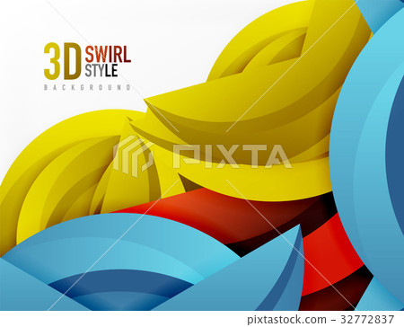3D wave design 32772837