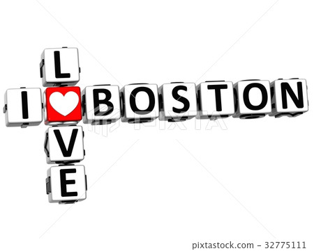 3D I Love Boston Crossword 32775111