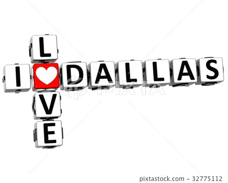 3D I Love Dallas Crossword 32775112