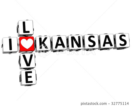 3D I Love Kansas Crossword 32775114