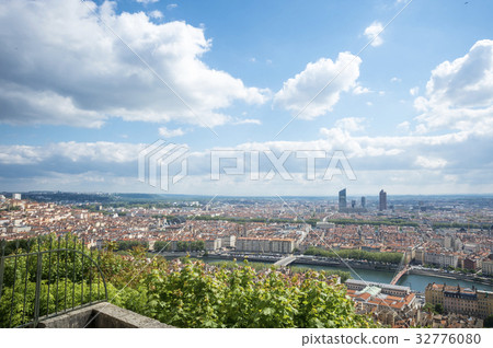 Overlooking the city of Lyon from the hill of Furbieres Overlooking the city of Lyon from the hill of Furbieres 32776080