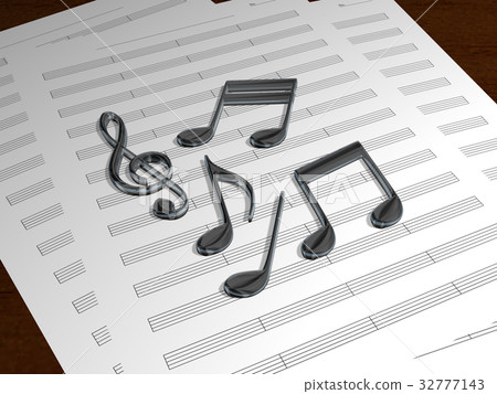 樂譜和樂譜圖像 32777143