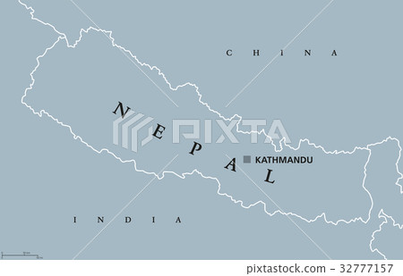 Nepal political map 32777157