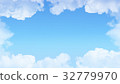 sky and clouds nature background with copy space 32779970