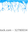 Watercolor blue lines abstract on white background 32780034