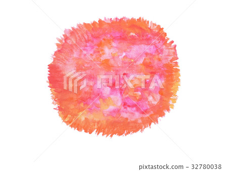 watercolor orange and pink isolated watercolor orange and pink isolated 32780038