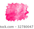 Pink watercolor isolated on white background 32780047