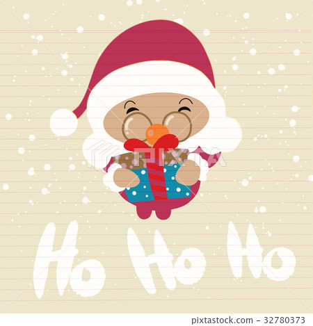 Cartoon Christmas holiday character, Santa Claus Cartoon Christmas holiday character, Santa Claus 32780373