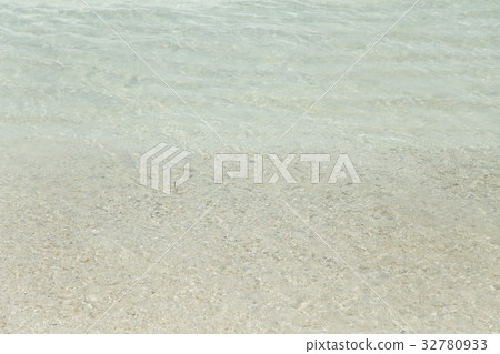 Beach background with ocean waves. 32780933