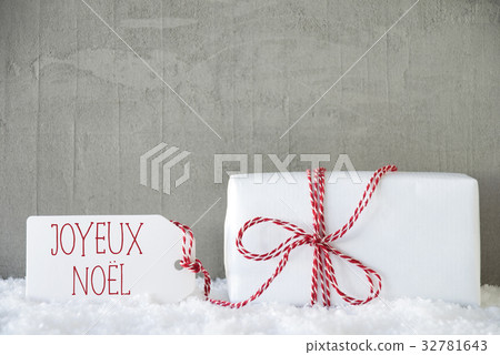 One Gift, Joyeux Noel Means Merry Christmas One Gift, Joyeux Noel Means Merry Christmas 32781643