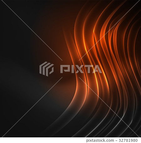 Glowing futuristic lines 32781980