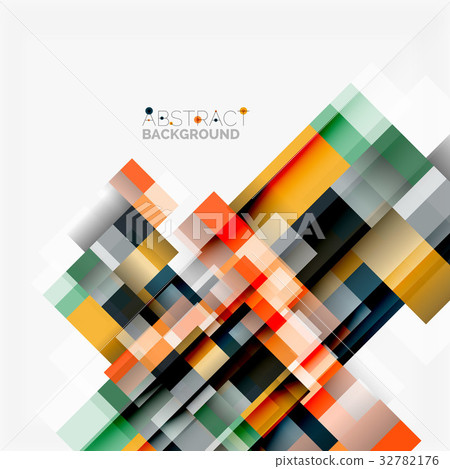 Abstract blocks template design background, simple - Stock Illustration ...