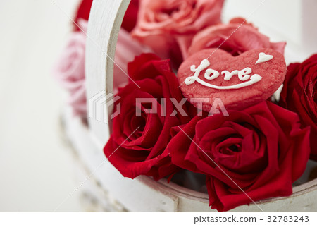 玫瑰與心餅乾 32783243