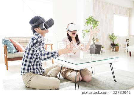 夫婦VR夫婦婦女家庭男性 32783941