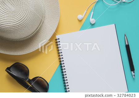 Office workplace minimal concept. 32784023