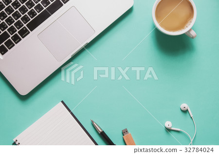 Office workplace minimal concept. 32784024