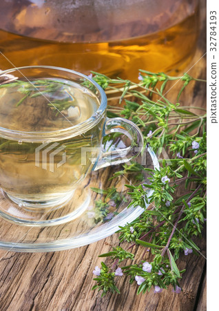Healing herbal Oregano tea 32784193