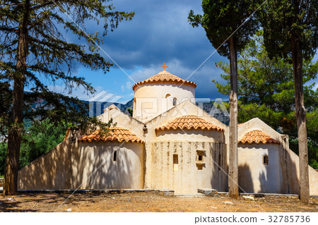 The church Panagia Kera in the village Kritsa The church Panagia Kera in the village Kritsa 32785736