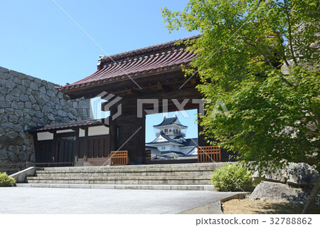 Toyama Castle A simulated tenement seen from Chitose Gomon 32788862