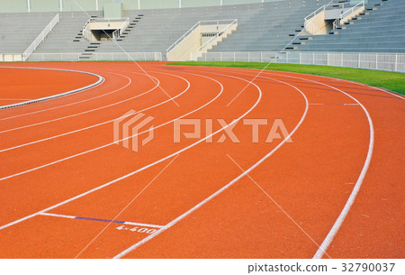 Running track and stadium 32790037