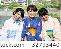 Take a walk with yukata in Kyoto 32793440