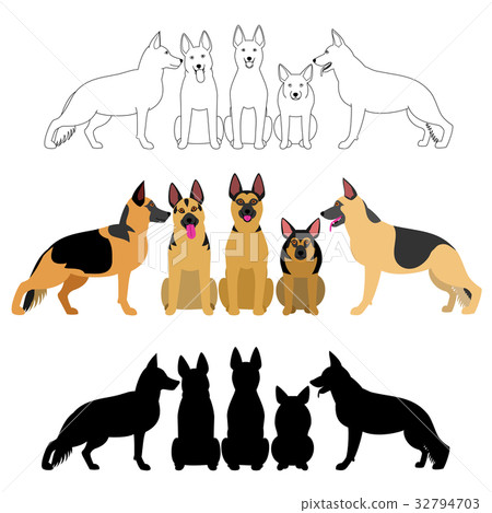 牧羊人的團體全身定 牧羊人的團體全身定 32794703