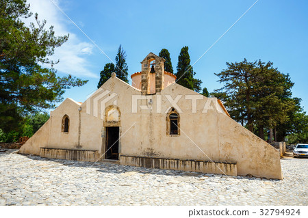 church Panagia Kera in the village Kritsa, Crete church Panagia Kera in the village Kritsa, Crete 32794924