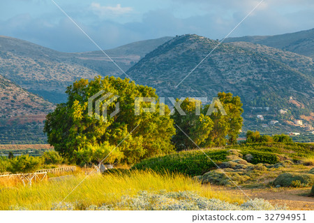 Beautiful mountain landscape of Crete near Malia 32794951