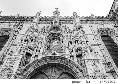 South Portal to Jeronimos Monastery (Portugal) 32795503