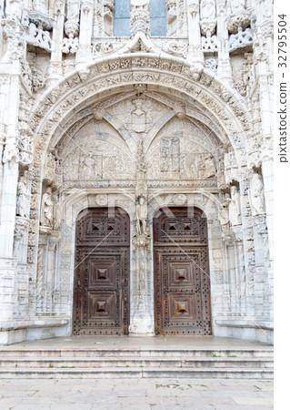 South Portal to Jeronimos Monastery (Portugal) 32795504