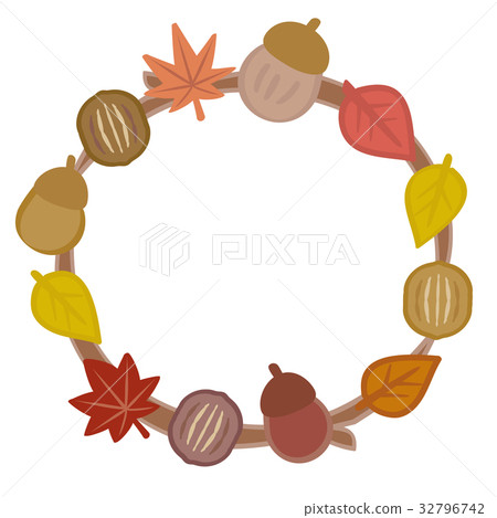 Frame autumn wreath Frame autumn wreath 32796742