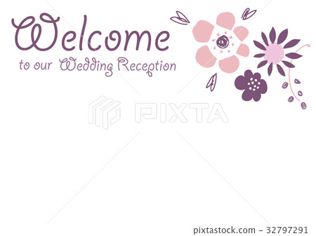 花圖歡迎卡 花圖歡迎卡 32797291