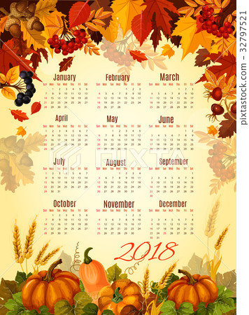 Autumn vector icons of leaf fall and harvest Autumn vector icons of leaf fall and harvest 32797521