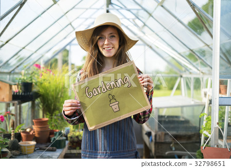 Natural Garden Plants Gardening Illustration 32798651
